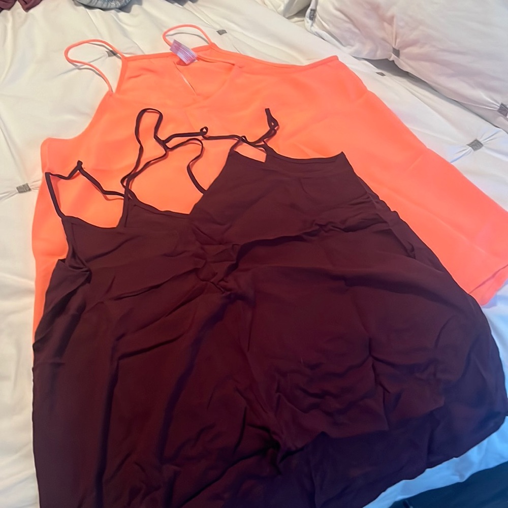 Two tank tops